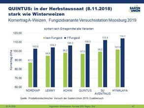 QUINTUS bei Herbstaussaat